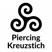 Piercing Kreuzstich